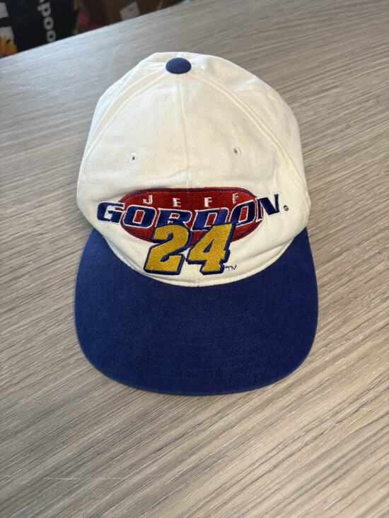 Chase Other - Vintage 90s Jeff Gordon 24 Chase Authentics NASCAR Strapback Hat Cap